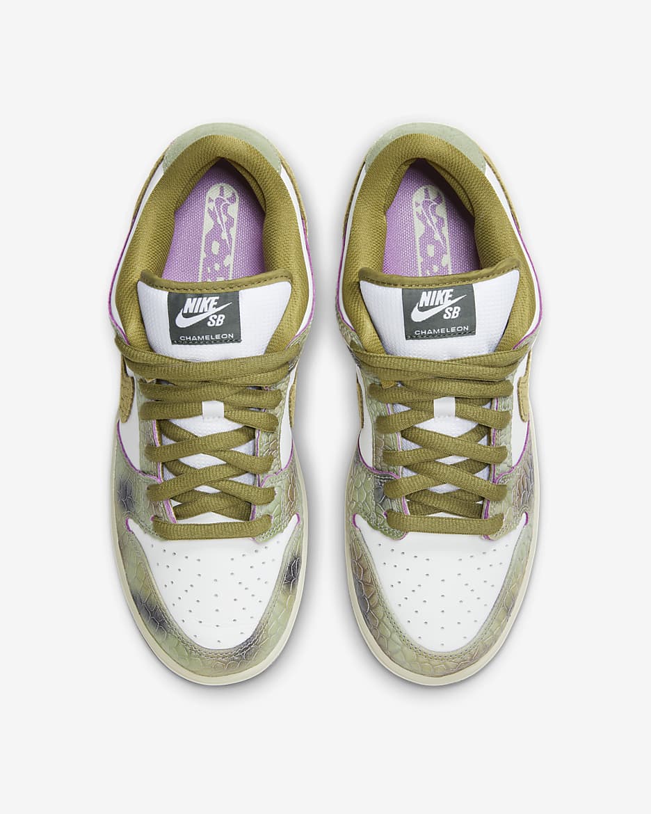 Nike sb dunk low pro green best sale